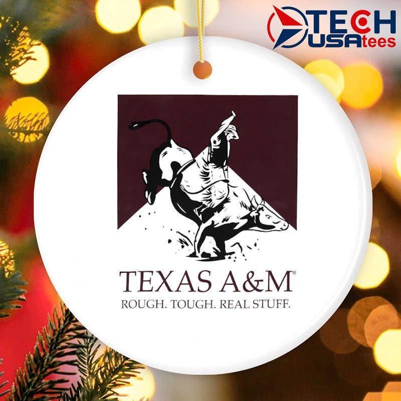 Texas A and M Aggies Rough Tough Real Stuff Bull Rider shirt