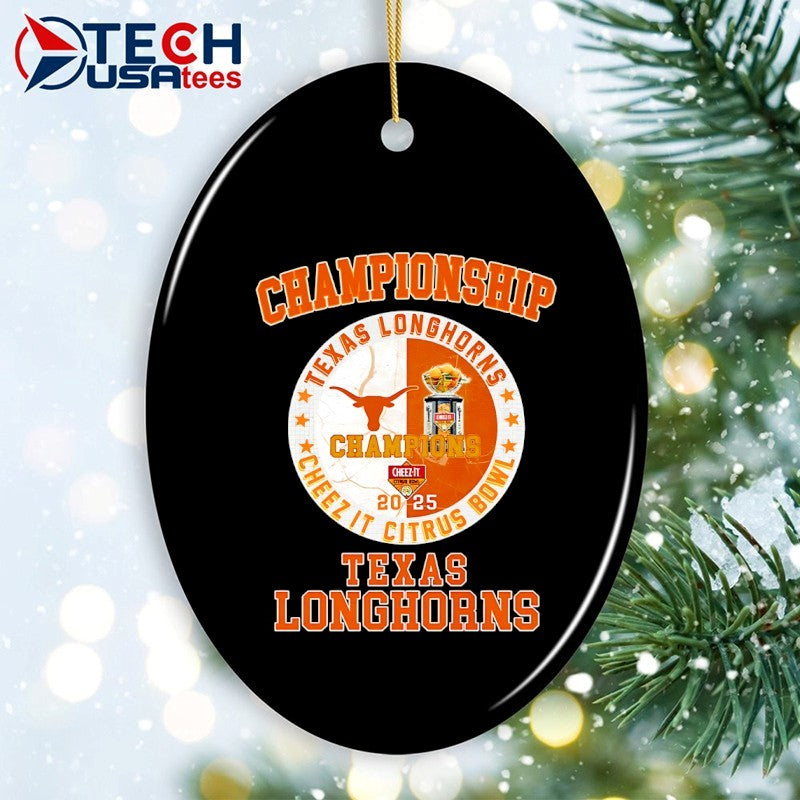 Texas Longhorns 2025 Cheez-It Citrus Bowl Champions logo shirt