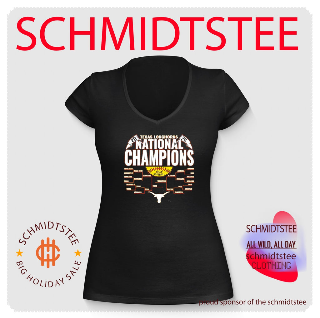 Texas Longhorns 2026 NCAA Softball Women’s College World Series National Champions Bracket shirt