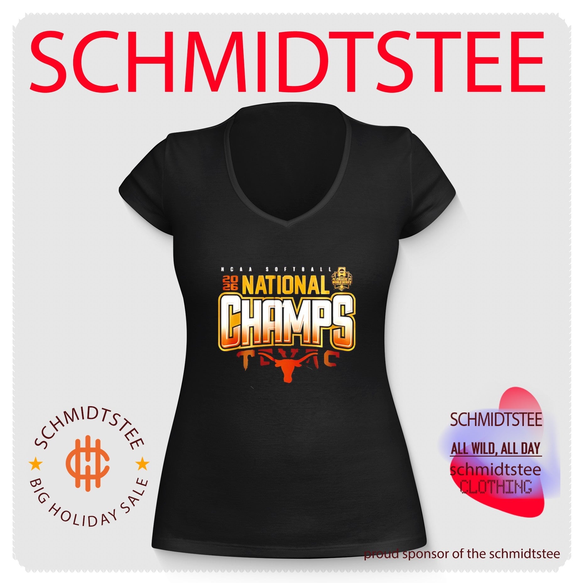 Texas Longhorns 2026 Women’s College World Series Champions logo shirt