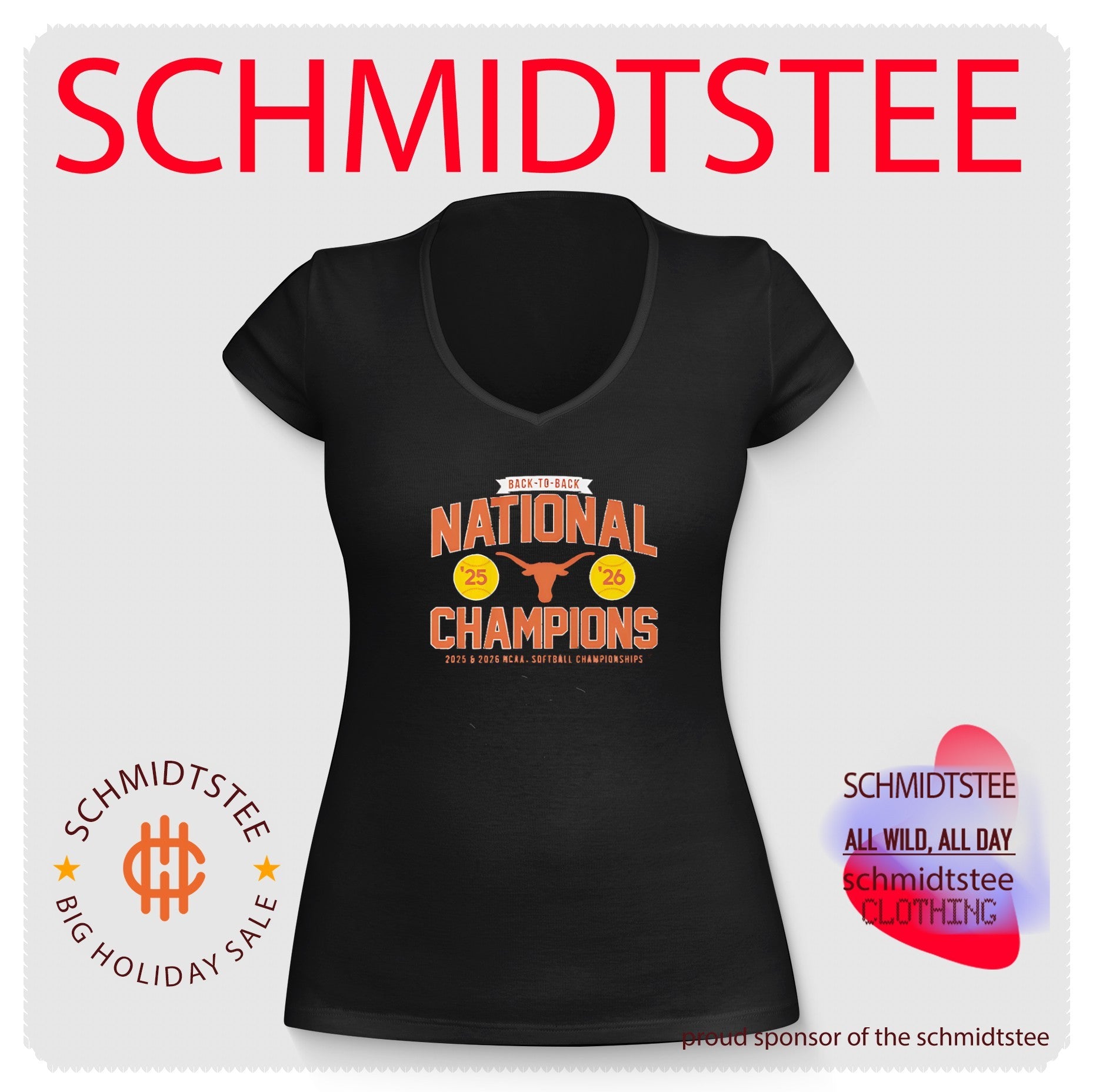 Texas Longhorns Softball National Champions 2026 back to back classic shirt