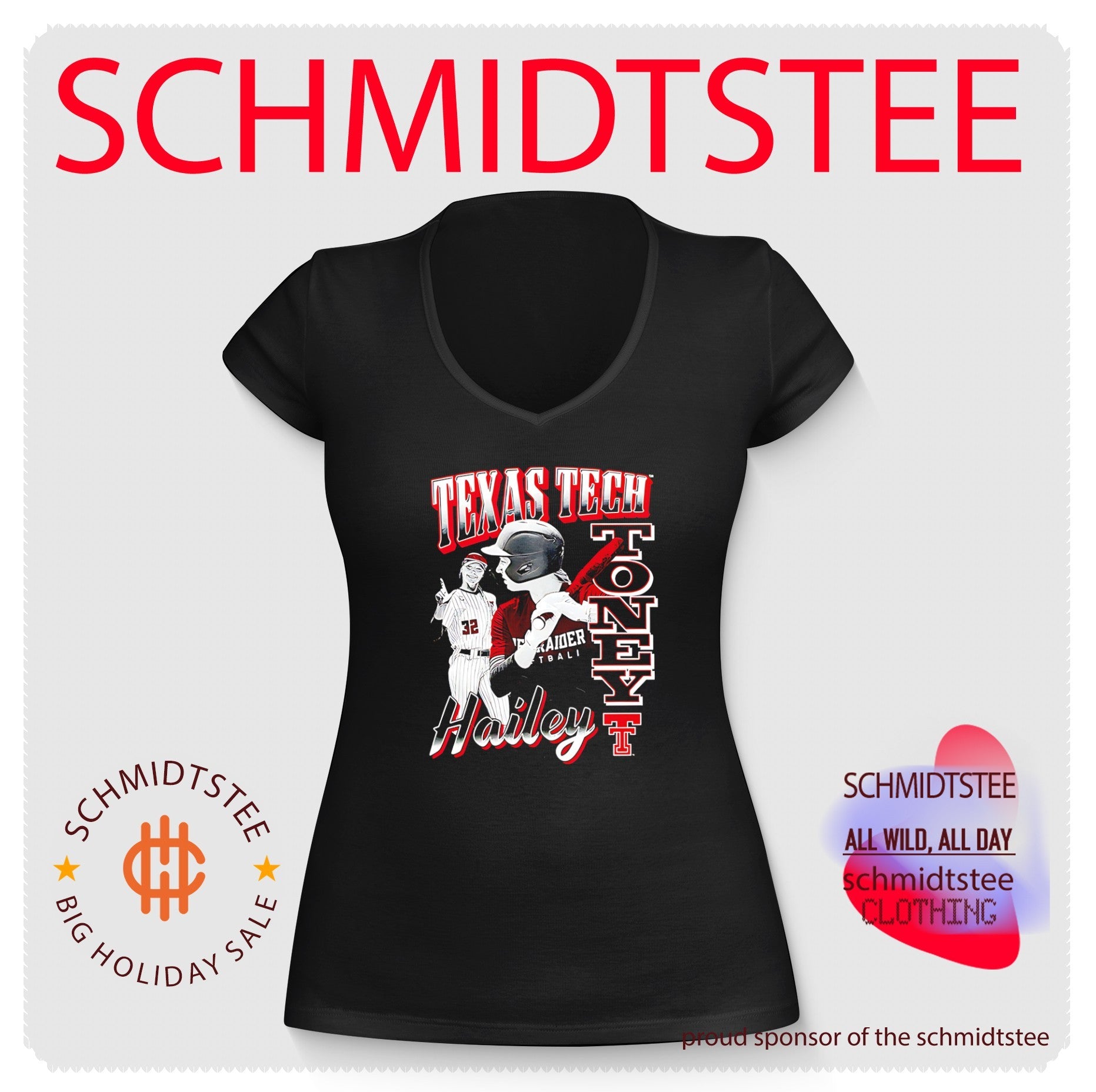 Texas Tech Red Raiders Hailey Toney illustration shirt
