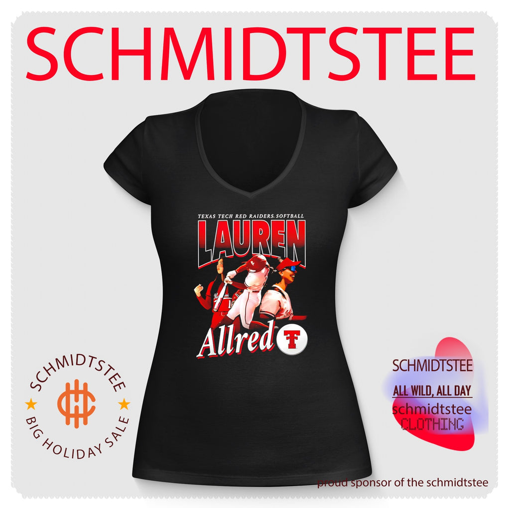 Texas Tech Red Raiders Softball Lauren Allred illustration shirt