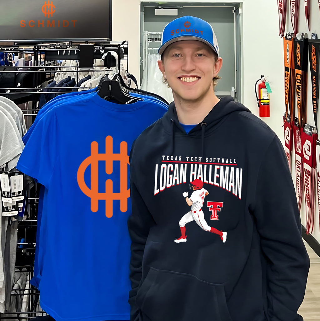 Texas Tech softball Logan Halleman illustration shirt