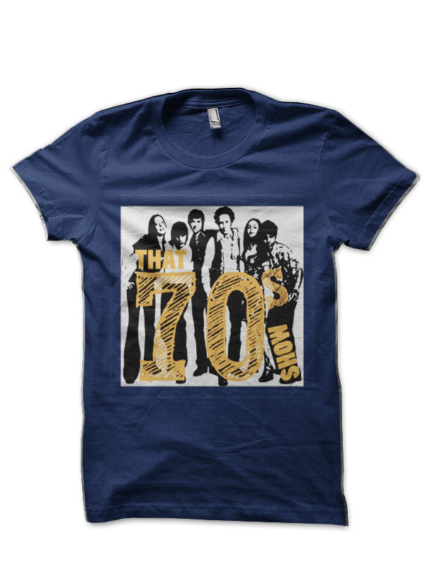 That 70s Show â€“ Simple B&W Navy Blue T-Shirt Hoodie, Sweatshirt | CoreVibeTees.com