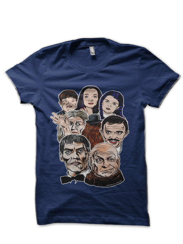 Addams Forever! Navy Blue T-Shirt Hoodie, Sweatshirt | CoreVibeTees.com
