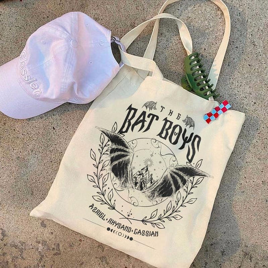 The Bat Boys Tote Bag, the Bat Boys the Night Court Acotar, Acotar the Bat Boys, Acotar Bag Azriel