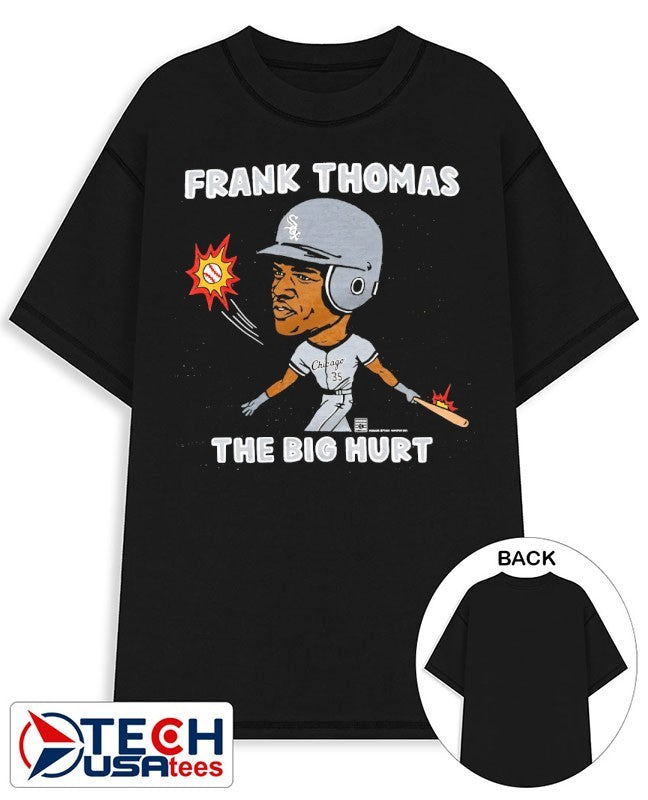 The Big Hurt Frank Thomas Chicago White Sox superstar caricature shirt