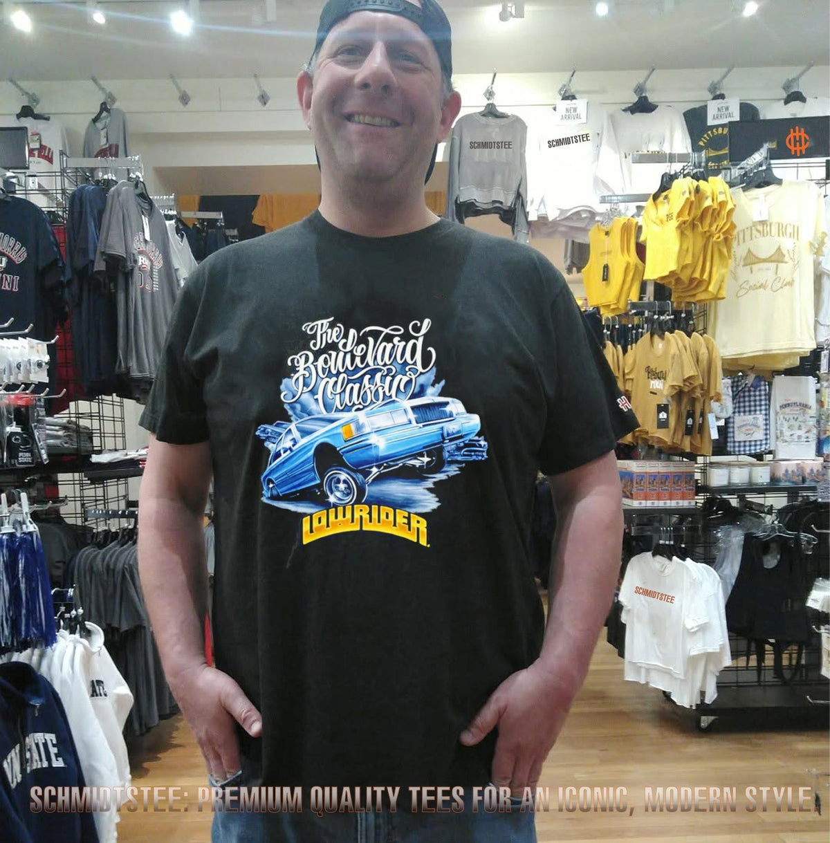 The Boulevard Classic Lowrider 1980s Chevy Caprice Impala Car Culture shirt