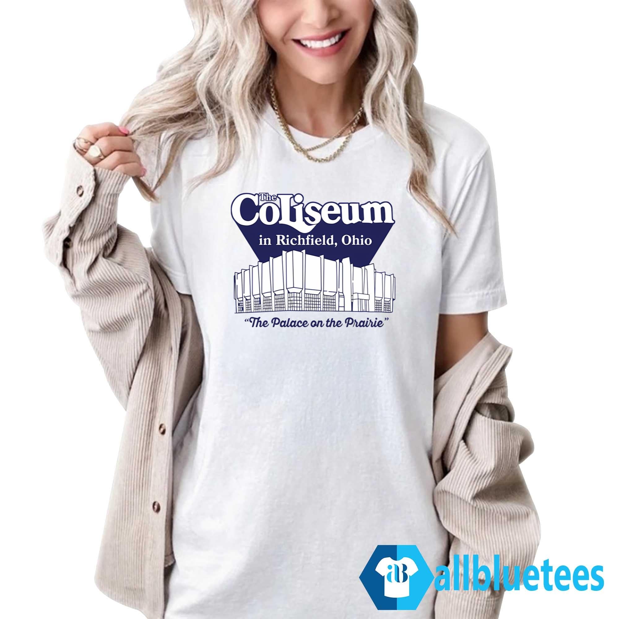 The Coliseum In Richfield Ohio The Palace On The Prairie Shirt