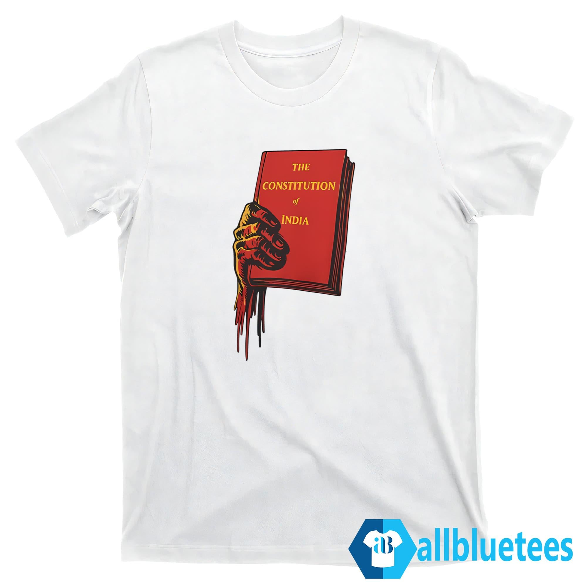 The Constitution Of India Hand Shirt