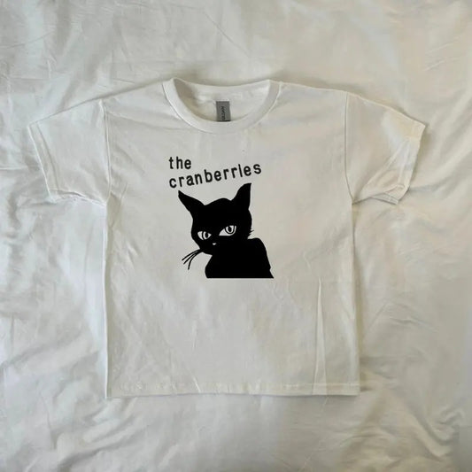 The Cranberries Baby Tee, Y2K Clothing, Vintage, Streetwear, Trendy, Rock Band, Alternative Rock Music Tee Classic Cotton