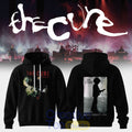 The Cure Classic Alt Band Silhouette Double-Sided Black Tee Hoodie