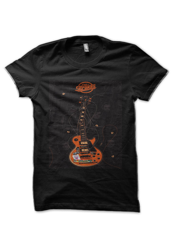 The Strokes Black T-Shirt Hoodie, Sweatshirt | CoreVibeTees.com