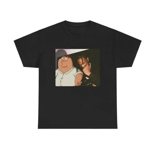 The Guys From Fort Tee - Peter Griffin Shirt- Family Guy - Cactus Jack - Meme Shirt - Funny Shirt - Unisex Heavy Cotton Tee Casual Clothing Menswear Top