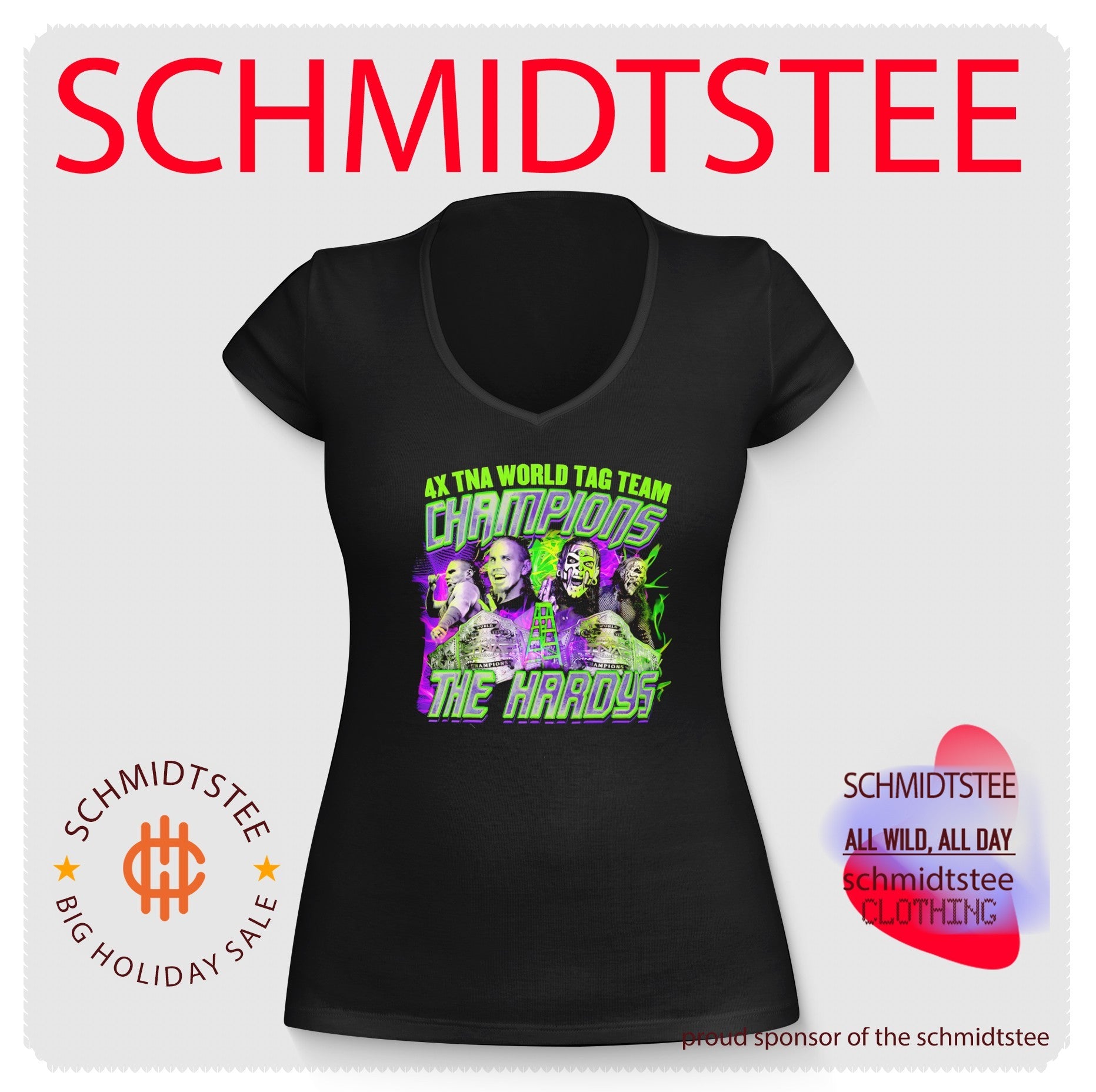 The Hardys 4x World Tag Team Champions 2026 graphic shirt