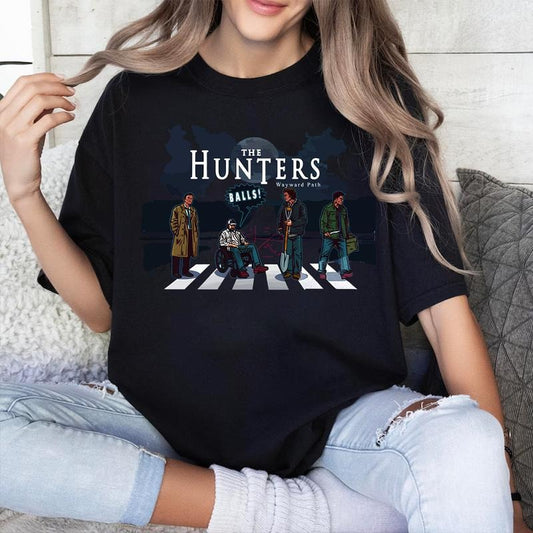 The Hunter Supernatural  T-Shirt, Winchester Brothers Shirt, Gift For Woman and Man Unisex T-Shirt  Casual Cotton Fabric Fashion Top Womenswear