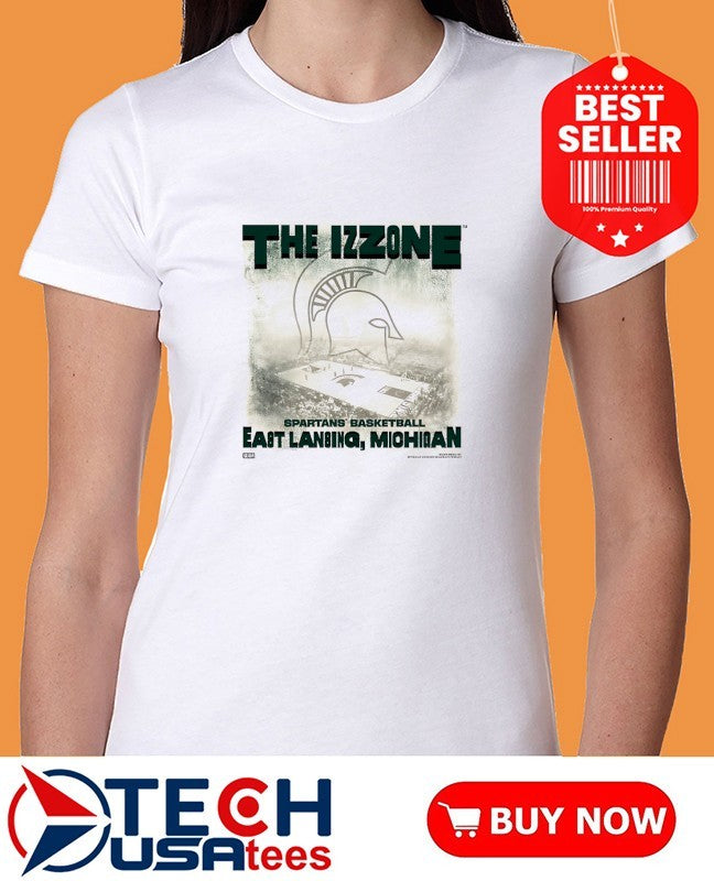 The Izzone East Lansing Michigan State Spartans Basketball shirt