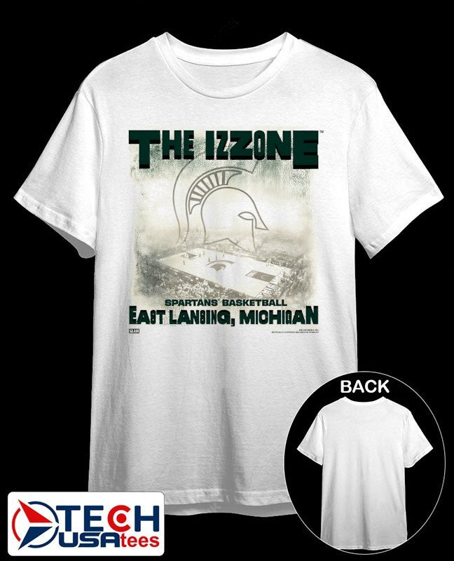 The Izzone East Lansing Michigan State Spartans Basketball shirt