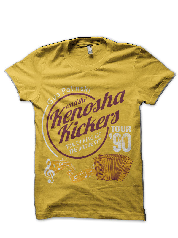 The Kenosha Kickers and Gus Polinski Yellow T-Shirt Hoodie, Sweatshirt | CoreVibeTees.com