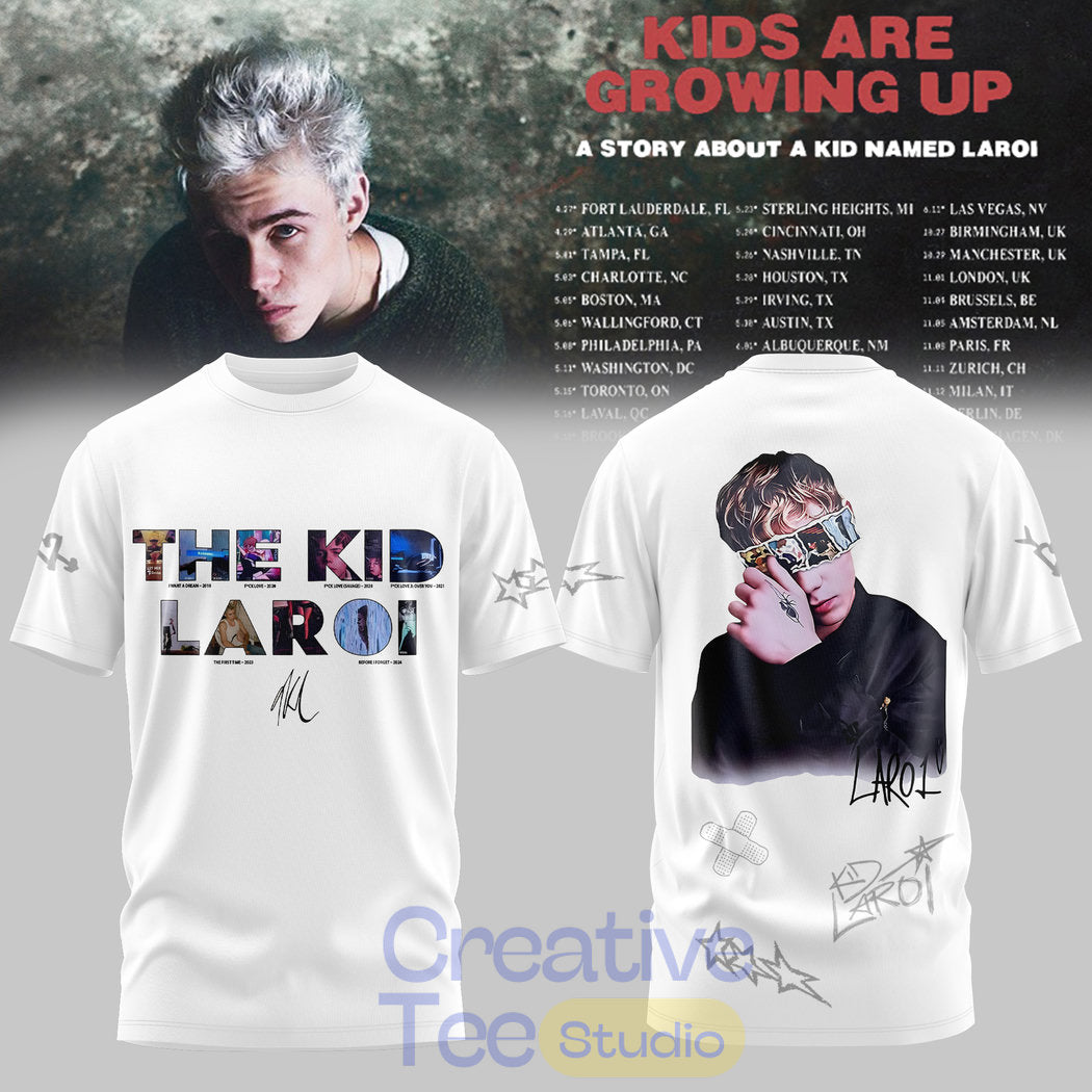 The Kid Laroi “Kids Are Growing Up” Tour 2026 T-Shirt