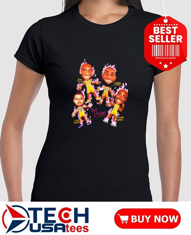 The Lakers crazy head funny shirt