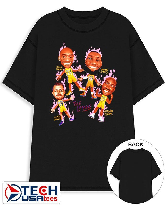 The Lakers crazy head funny shirt