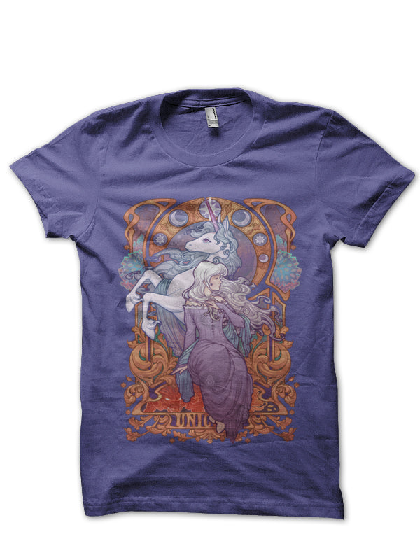 The Last Unicorn Lady Amalthea â€“ Purple  T-Shirt Hoodie, Sweatshirt | CoreVibeTees.com