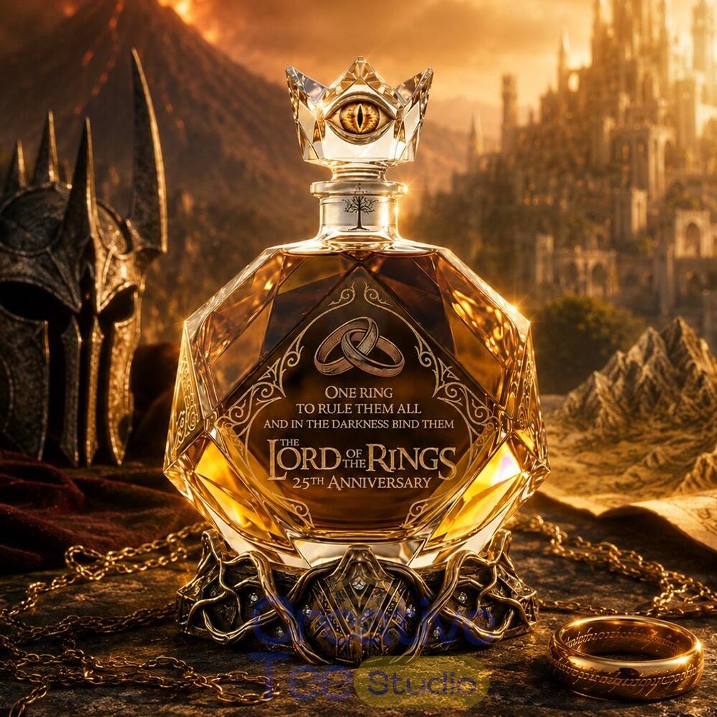The Lord of the Rings 25th Anniversary One Ring Whiskey Bottle