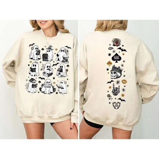 The Lords Ghost Book Cover Sweatshirt, The Lords Series Sweatshirt, Ghost Reading Book Hoodie, Spooky Season Halloween Tee, Dark Romance Sweater