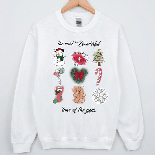 The Most Wonderful Time of The Year Christmas Crewneck Sweatshirt, Hoodie, T-shirt