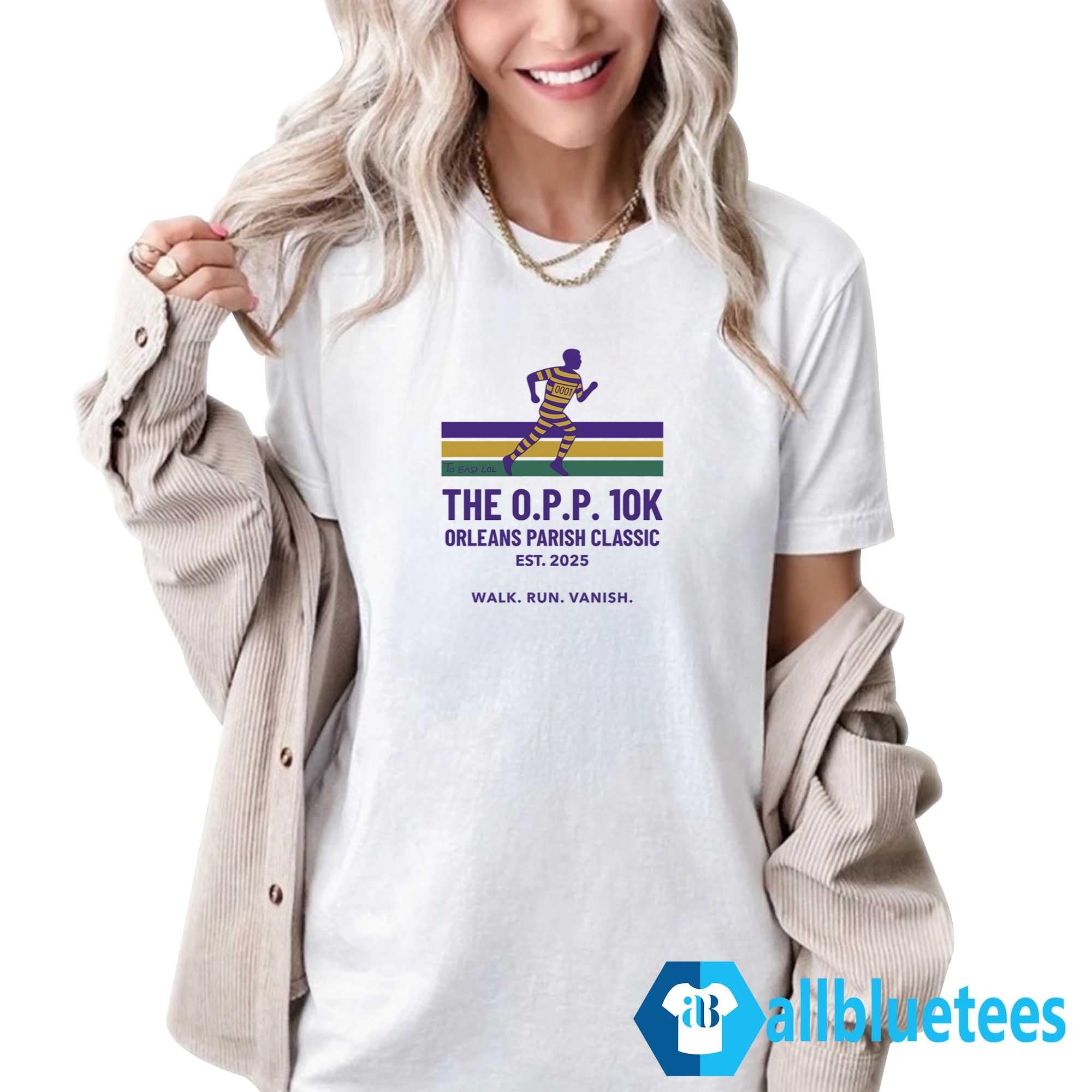 The O.P.P. 10K Orleans Parish Classic Shirt