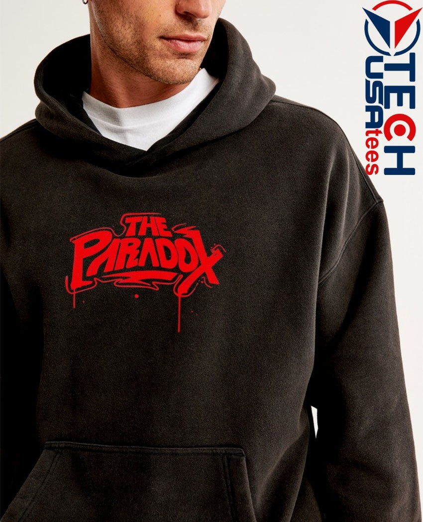 The Paradox Black Spray Paint shirt