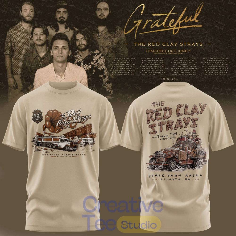 The Red Clay Strays Tour 2026 Special Tee Hoodie