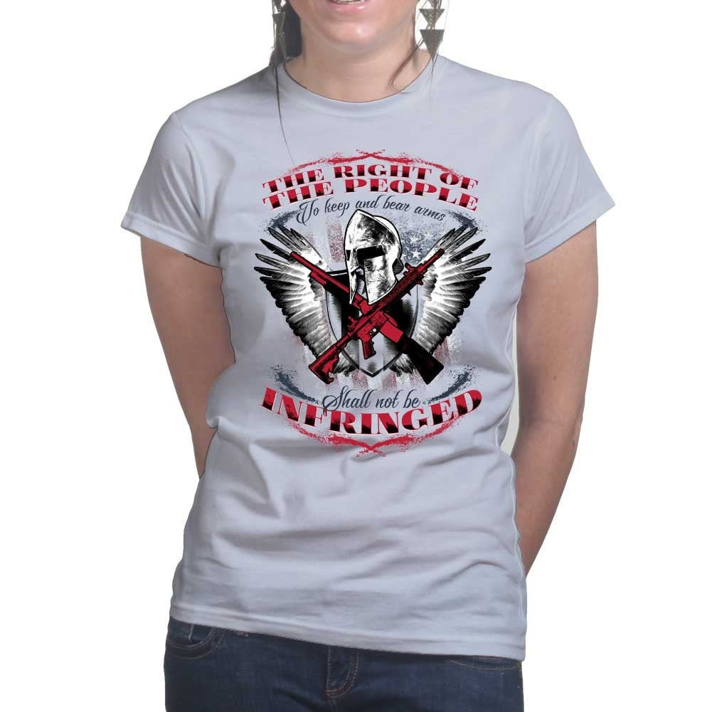 Ladies Spartan Shall Not Be Infringed T-shirt Style001 Hoodie, Sweatshirt | CoreVibeTees.com (Image 4)