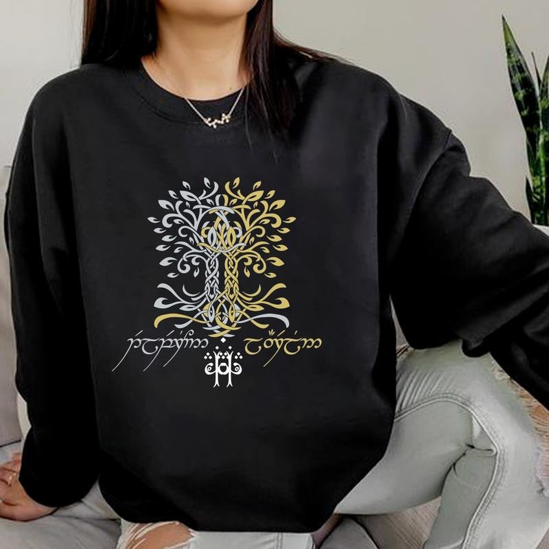 The Silmarillion Trees Of Valinor T-Shirt, The Lord Of The Ring T-shirt, Fantasic Book Sweatshirt, Reading Book Lovers Shirt, Bookish Shirt