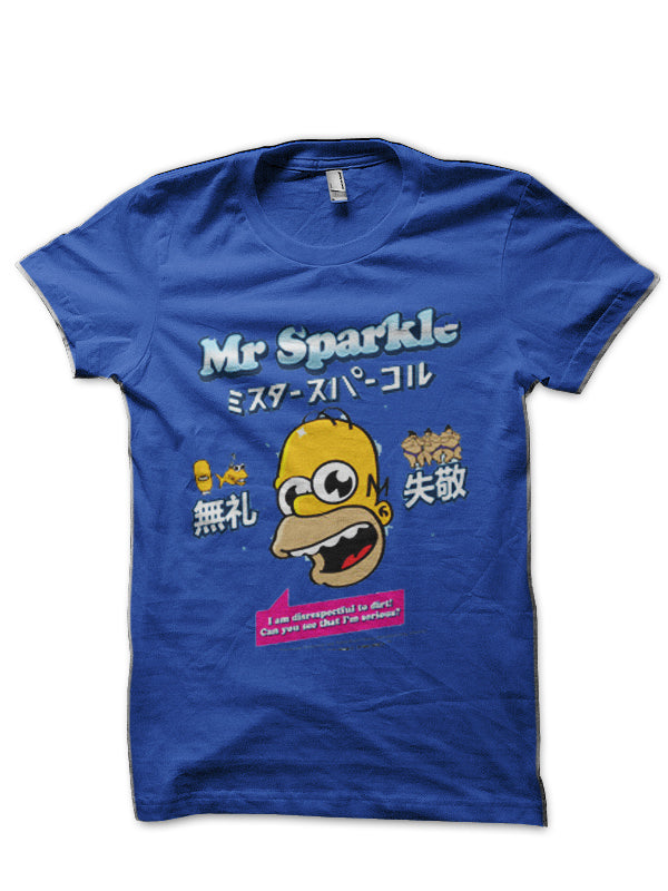 Mr Sparkle â€“ â€™19 The Simpsons Royal Blue T-Shirt Hoodie, Sweatshirt | CoreVibeTees.com