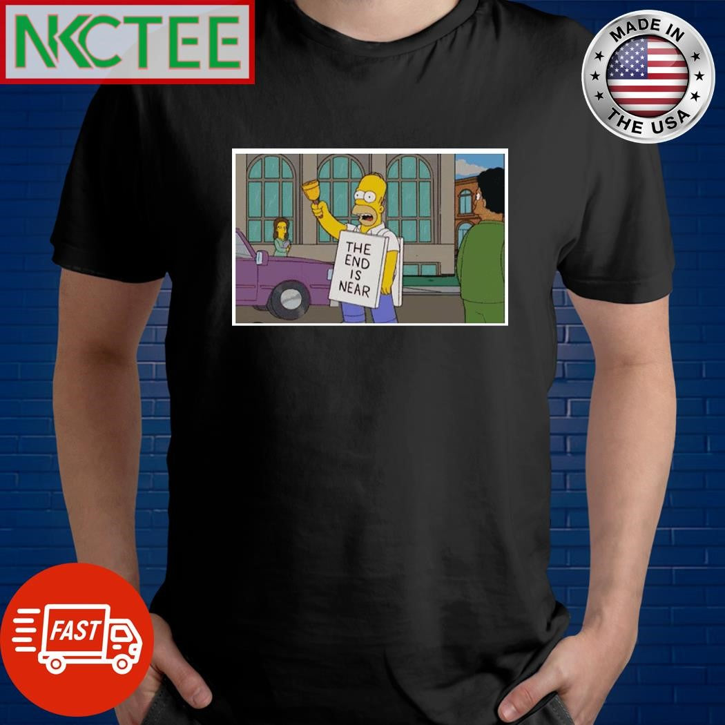 The Simpsons the end is near shirt