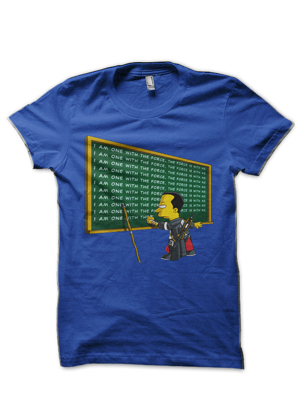 Chirrut Detention Simpsons Royal Blue T-Shirt Hoodie, Sweatshirt | CoreVibeTees.com