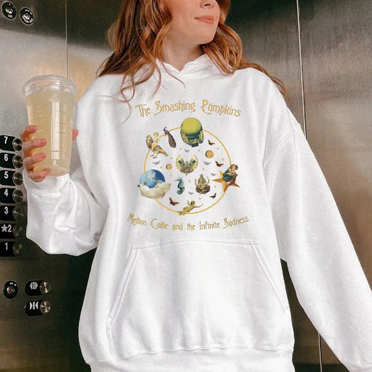 The Smashingg Rock Pumpkins Shirt, Music Tour Wear, Rock Band Merch, Unisex Sweater Pullover Tee
