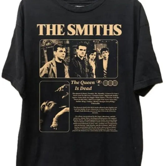 The Smiths Music Band Shirt, 90s Album Graphic Tee, Vintage 2024 Unisex Shirt, Gift for Men and Women, Classic Merch, Y2K Clothing, Womenswear Top