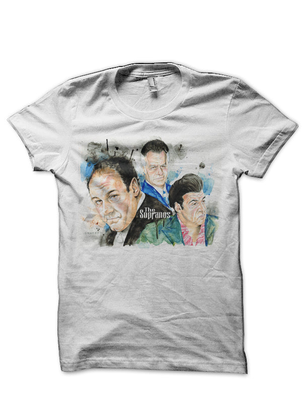 The Sopranos White T-Shirt Hoodie, Sweatshirt | CoreVibeTees.com