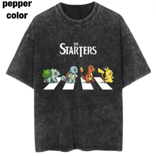 The Starters Pokemon Vintage Tee, Pokemon T-Shirt, Pokemon Graphic Tees, Unisex Anime Shirt, Menswear Womenswear Streetwear