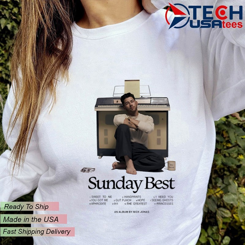 The Sunday Best Tracklist Nick Jonas shirt