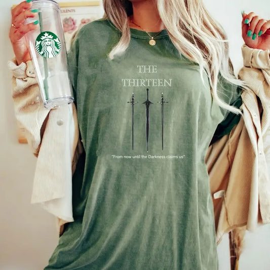 The Thirteen Shirt Gift For Fans, Sarah J Maas T-Shirt, Throne Of Glass Merch, Trending Novel Quote Shirt, Book Lover Gift