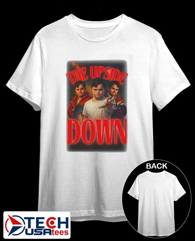The Upside Down funny graphic shirt