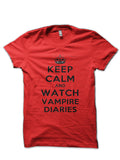 The Vampire Diaries Red T-Shirt Hoodie, Sweatshirt | CoreVibeTees.com