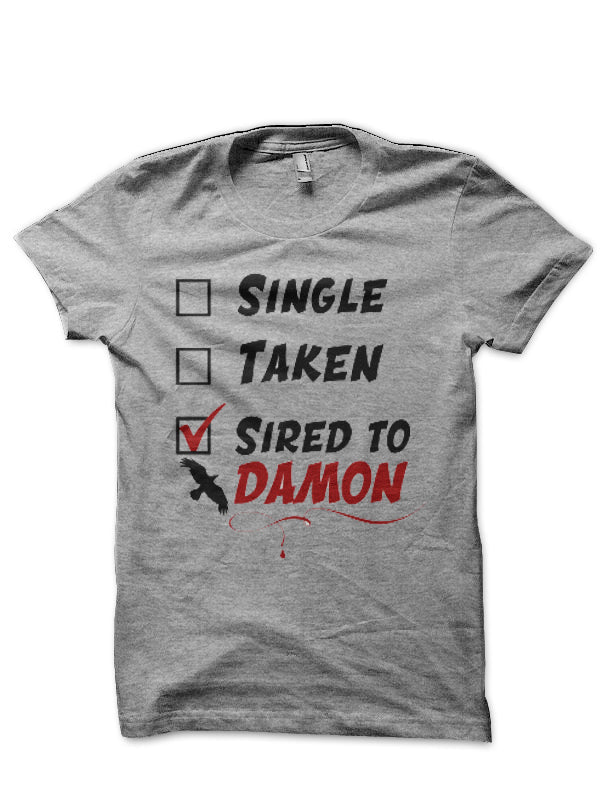 The Vampire Diaries Grey T-Shirt Hoodie, Sweatshirt | CoreVibeTees.com