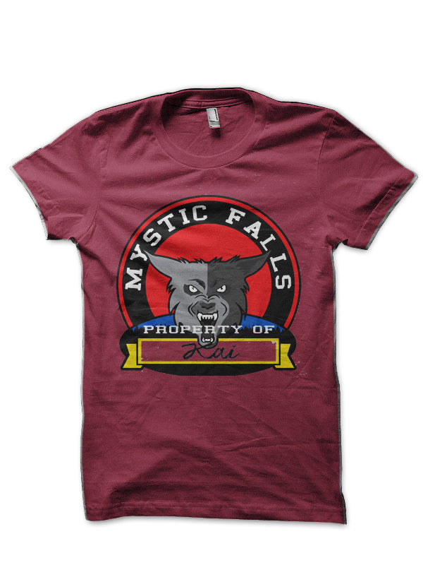 The Vampire Diaries Maroon T-Shirt Hoodie, Sweatshirt | CoreVibeTees.com