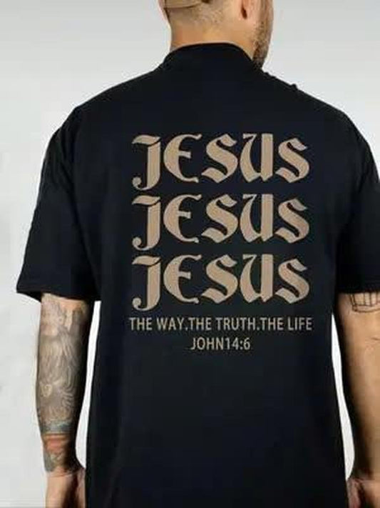 The Way The Truth The Life T-shirt John 14:6 Tshirt Sweatshirt Hoodie Cotton Classic Christian Shirt Top Graphic Tee, tshirt hot trend 2025